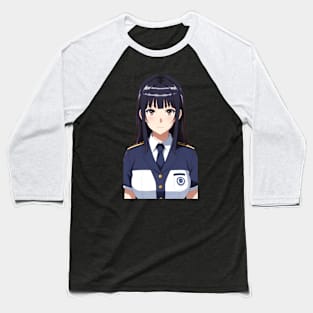 Anime Girl In Office Uniform 08 Baseball T-Shirt